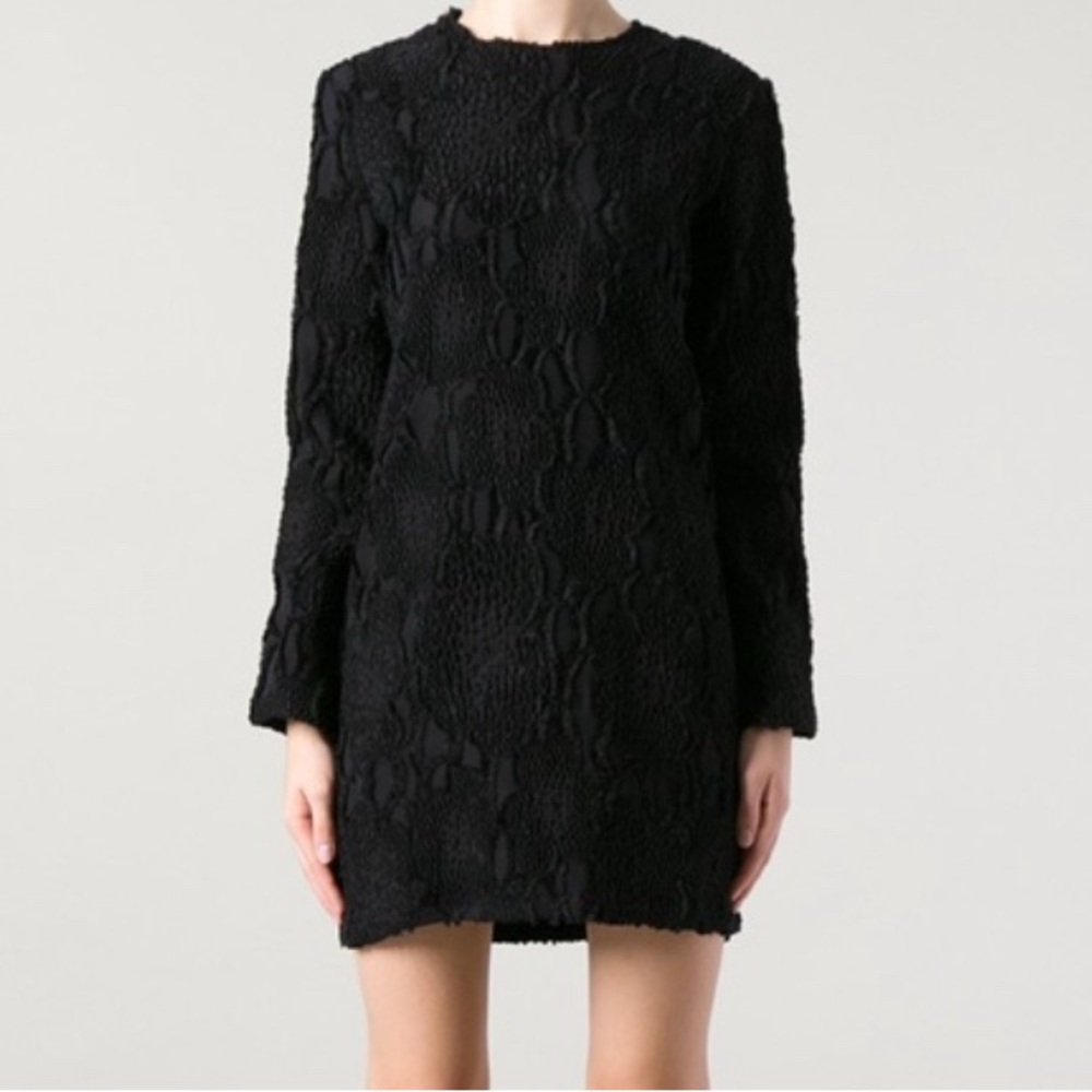 Black Textured Dress